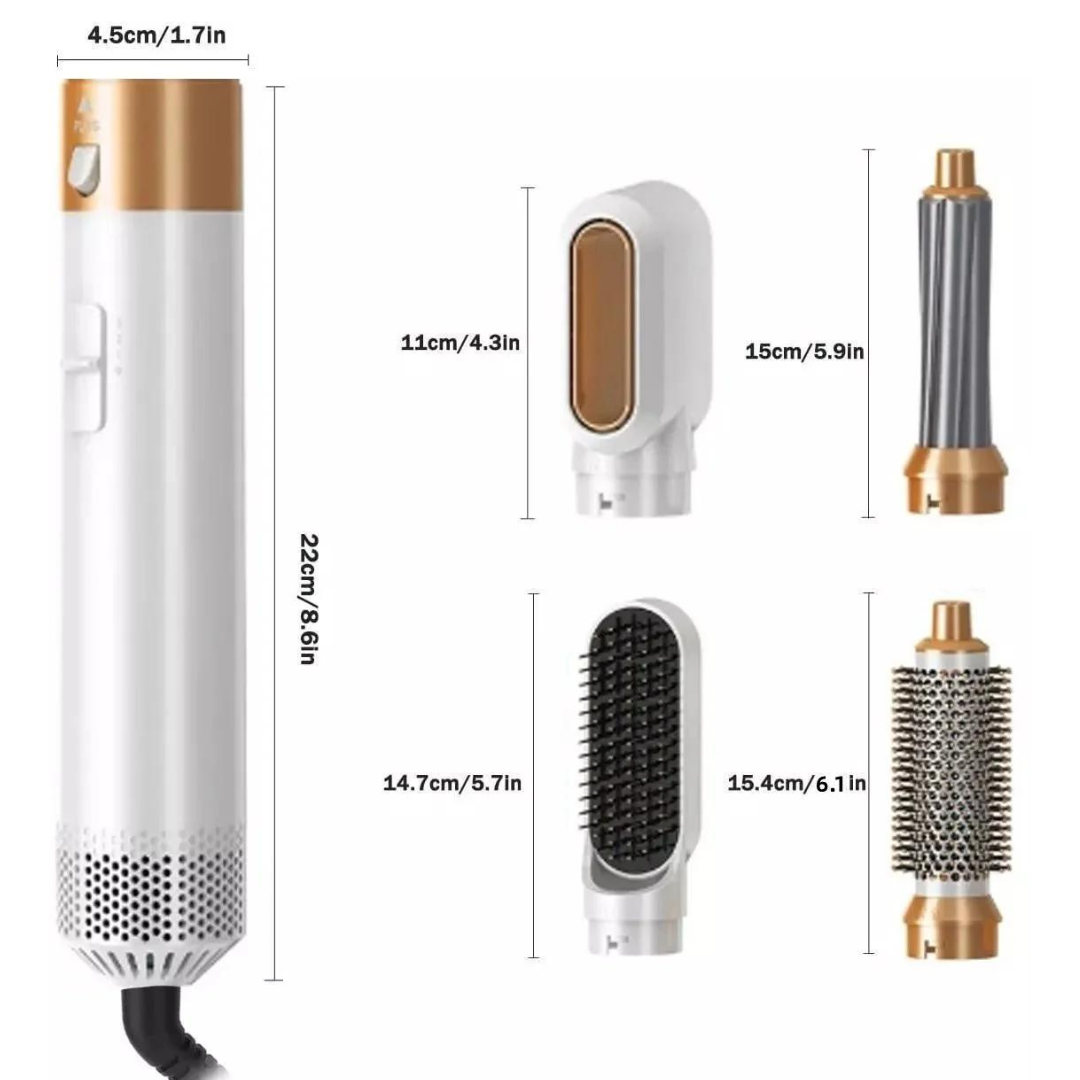 Nyska - 5 i 1 Professionellt Hårstyling-Borstsats